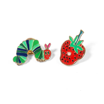 La Chenille qui fait des trous [Lot de 2] | Pin's de collection