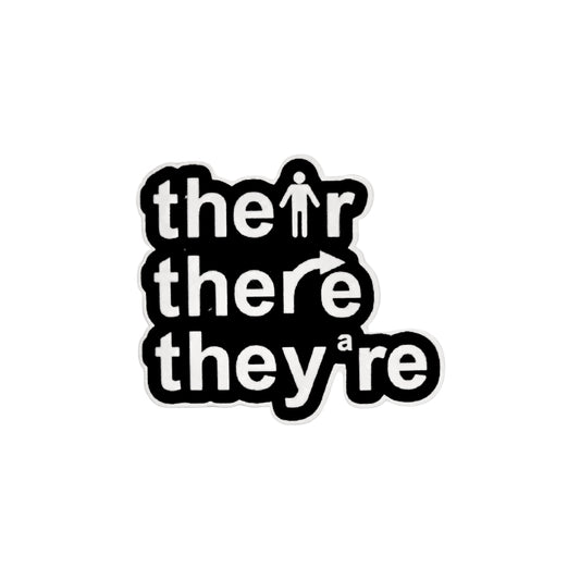Their There They're | Vinyl Sticker