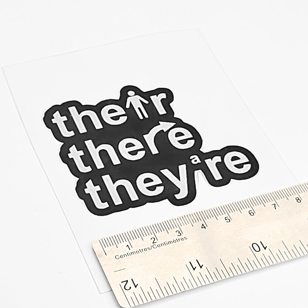 Their There They're | Vinyl Sticker