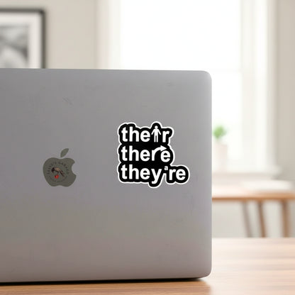 Their There They're | Vinyl Sticker