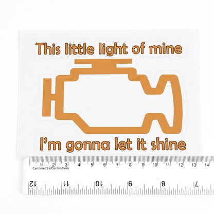 This Little Dash Light of Mine | Vinyl Sticker