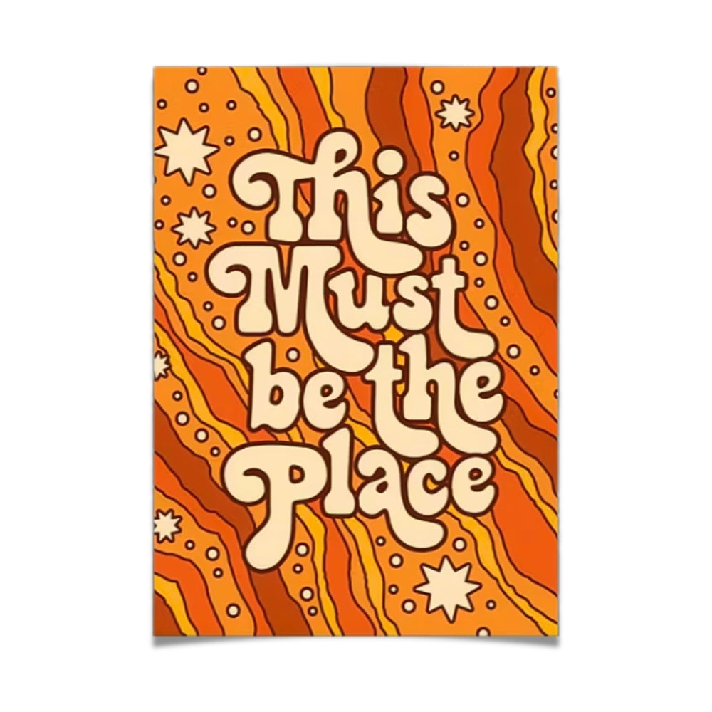 This Must Be the Place | Canvas Art Print