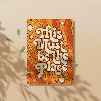 This Must Be the Place | Canvas Art Print