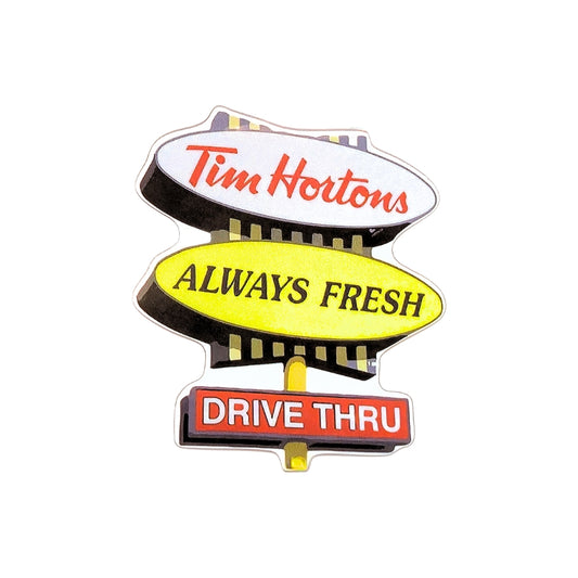 Timmies Drive Thru | Vinyl Sticker