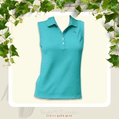 Tommy Bahama Women's Classic Paradise Sleeveless Polo [L]