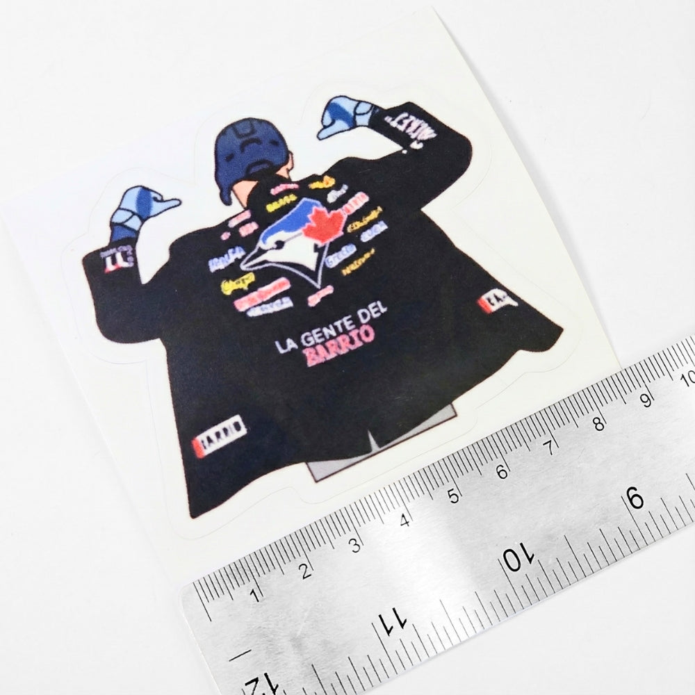 Toronto Blue Jays Home Run Jacket | Vinyl Sticker