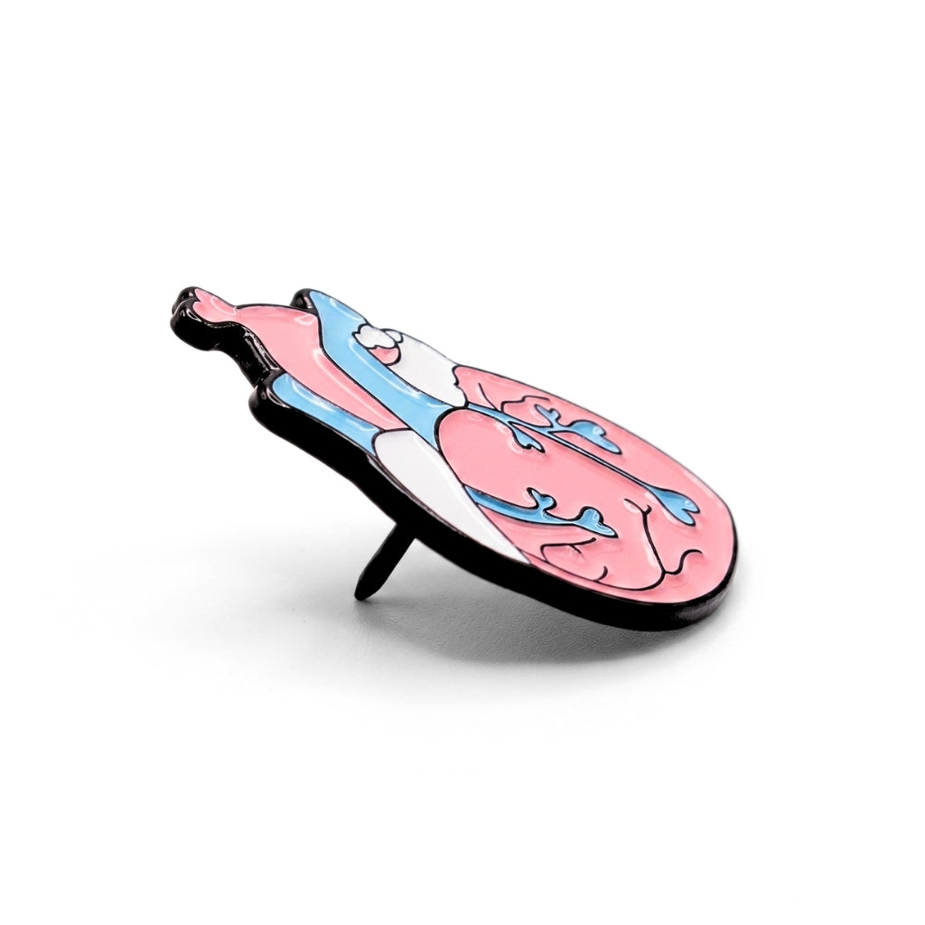 Trans-planted Heart [Pride] | Collectible Pin