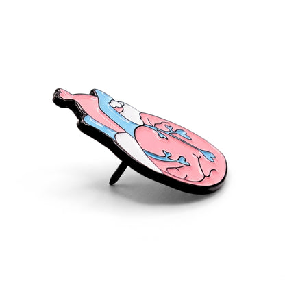 Trans-planted Heart [Pride] | Collectible Pin