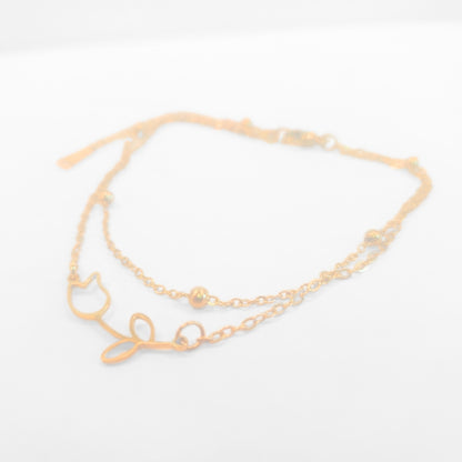 Tulip Anklet (Gold)