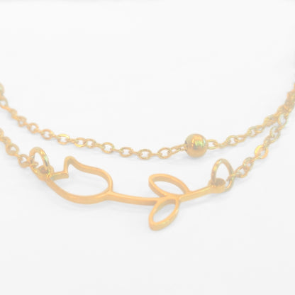 Tulip Anklet (Gold)