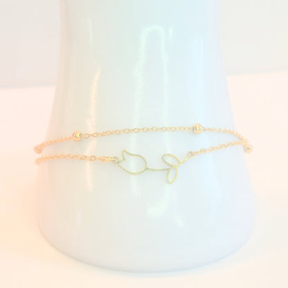 Tulip Anklet (Gold)