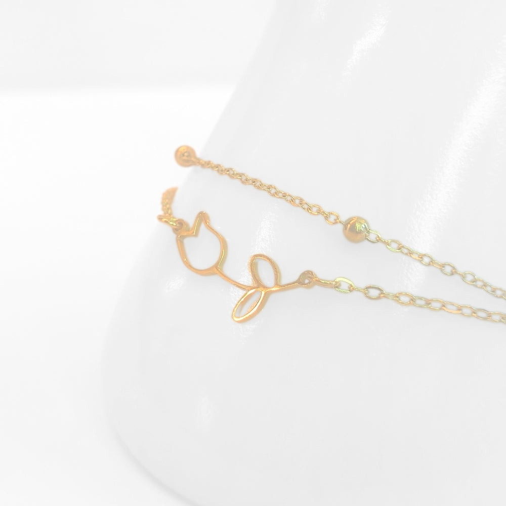 Tulip Anklet (Gold)