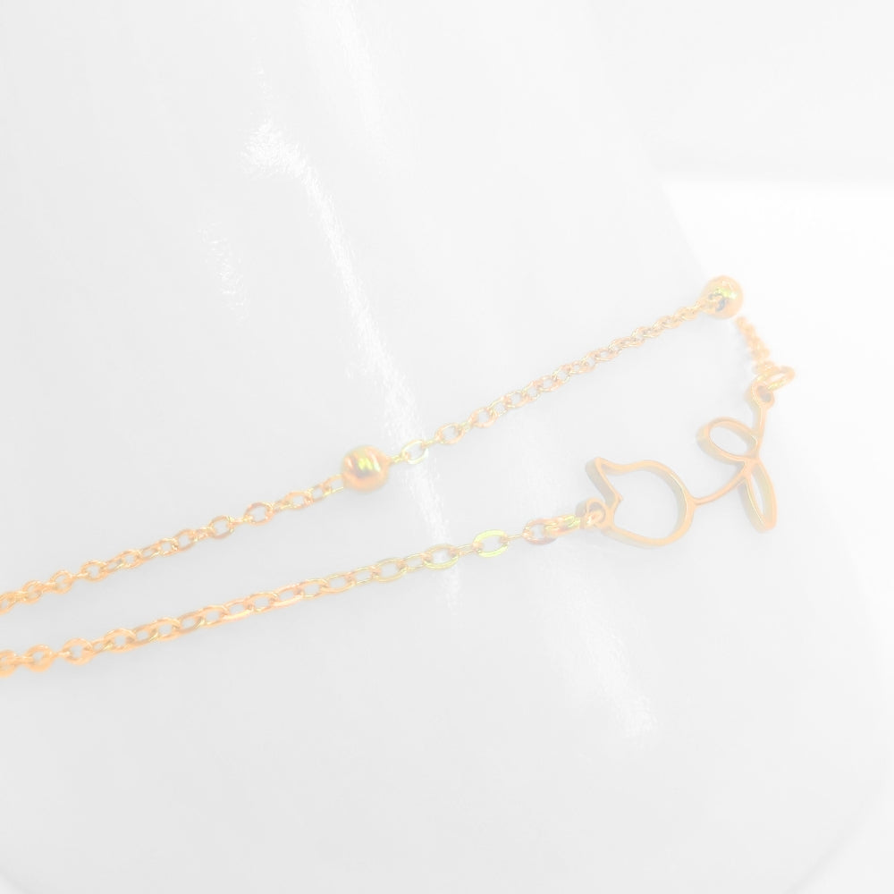 Tulip Anklet (Gold)