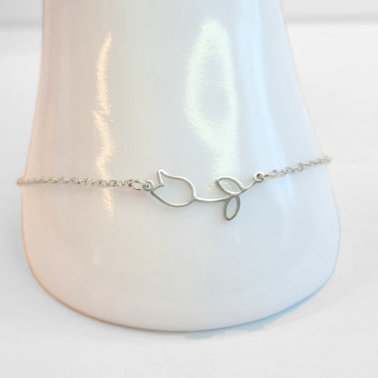 Tulip Anklet (Silver)