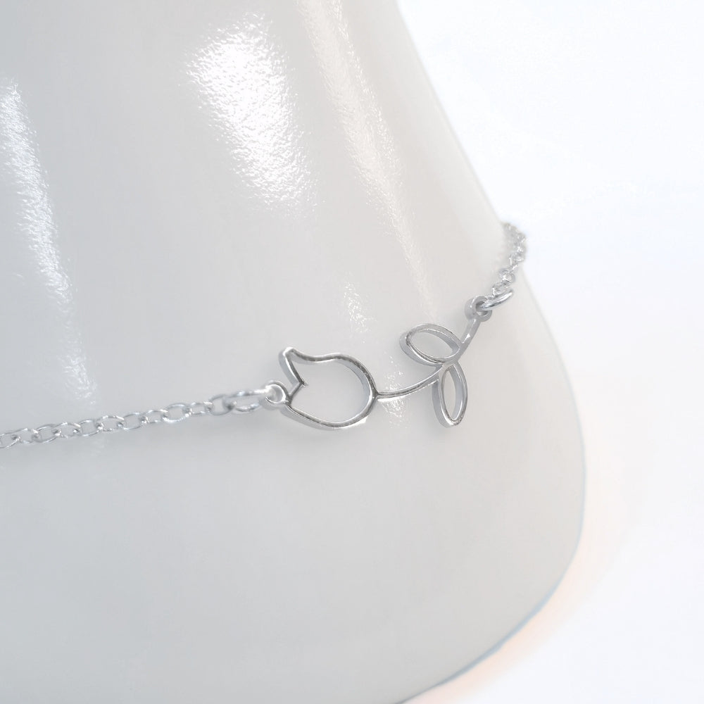 Tulip Anklet (Silver)