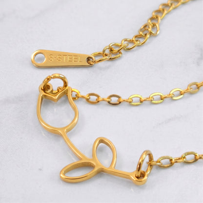 Tulip [Gold] | Anklet