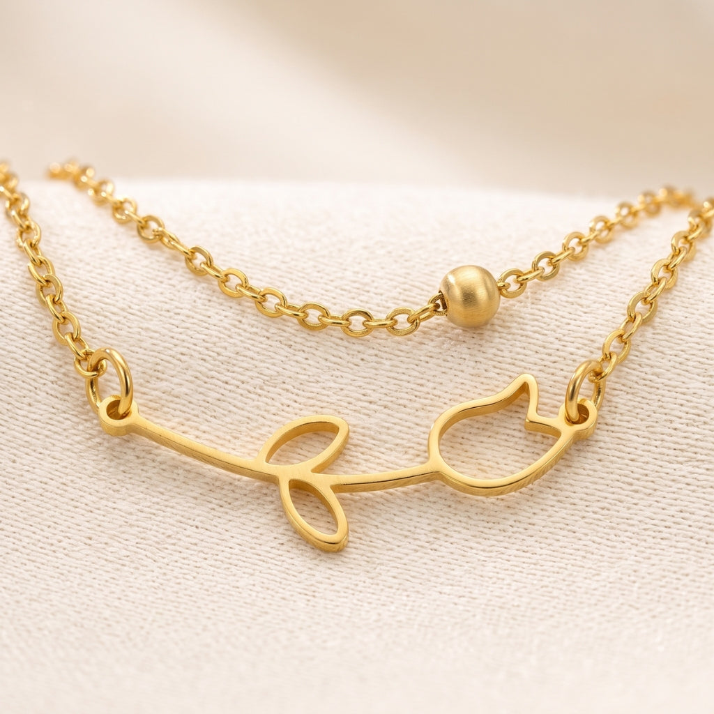 Tulip [Gold] | Anklet