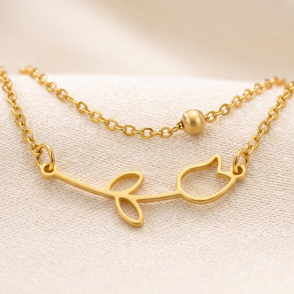 Tulip [Gold] | Anklet
