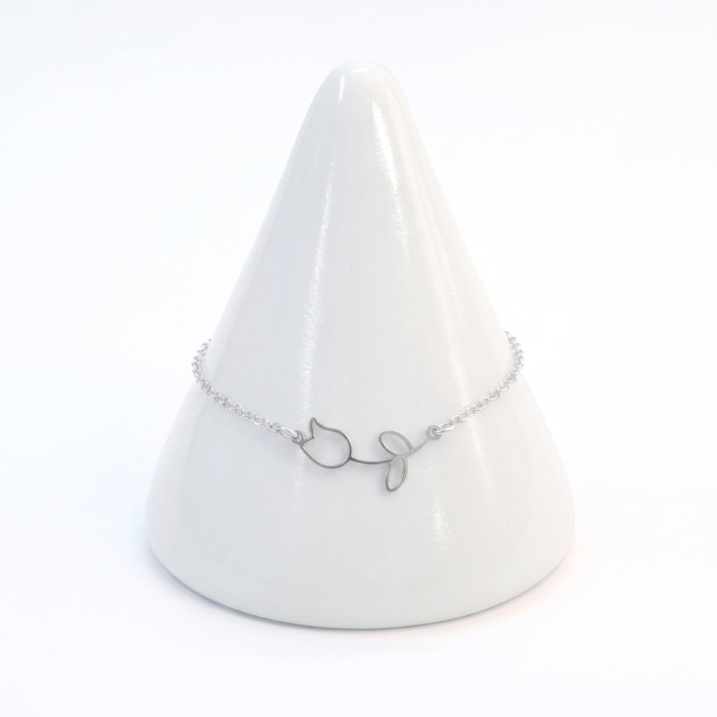 Tulip Anklet (Silver)