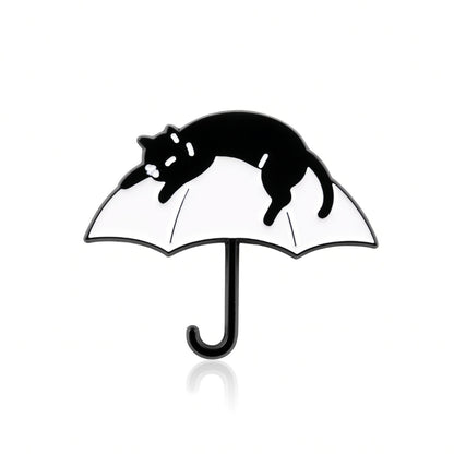 Umbrella Cat v3 | Collectible Pin