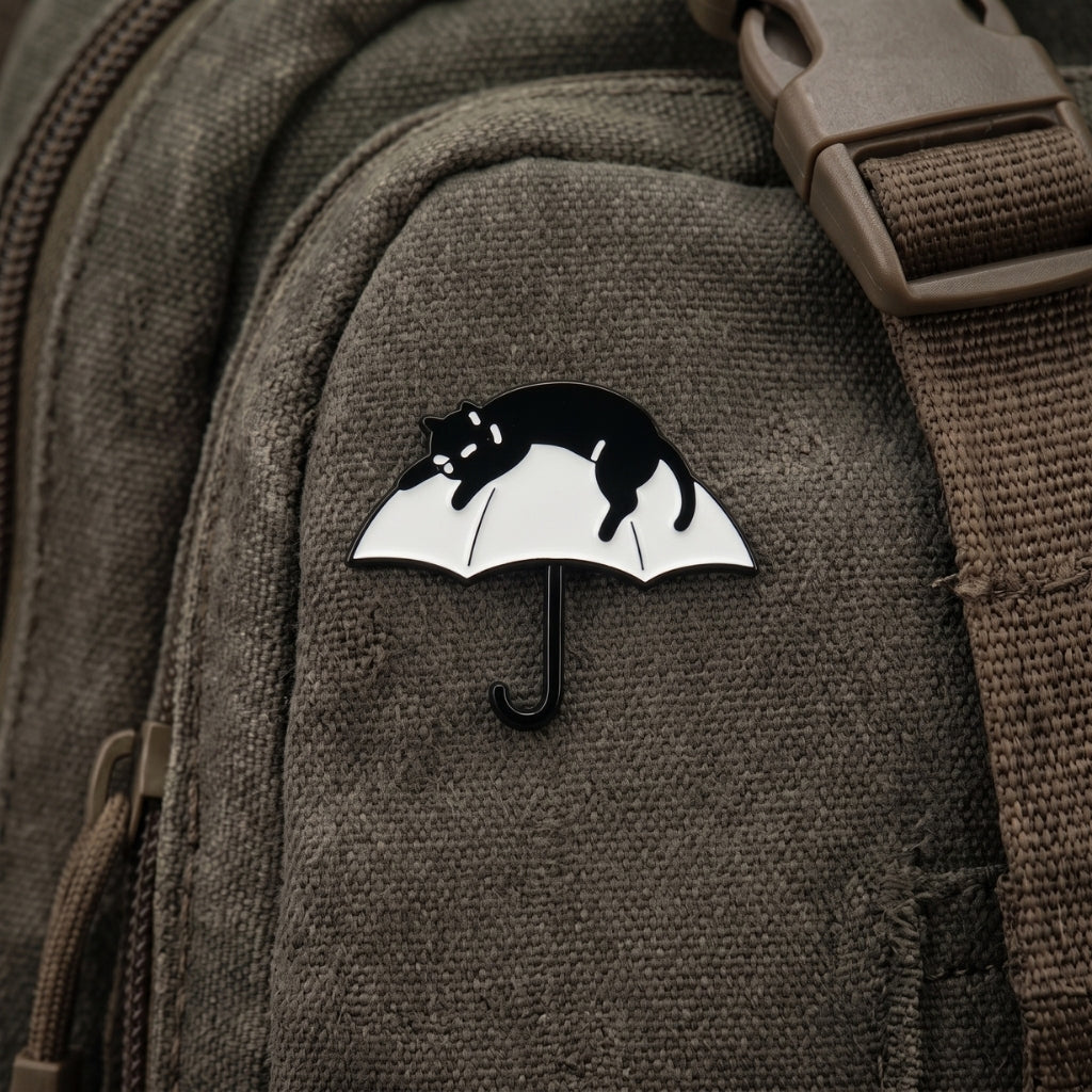 Umbrella Cat v3 | Collectible Pin