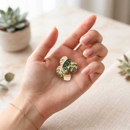 Plante Monstera Panachée | Pin's de Collection