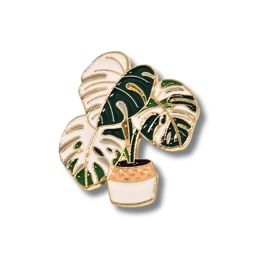 Variegated Monstera Plant | Collectible Pin