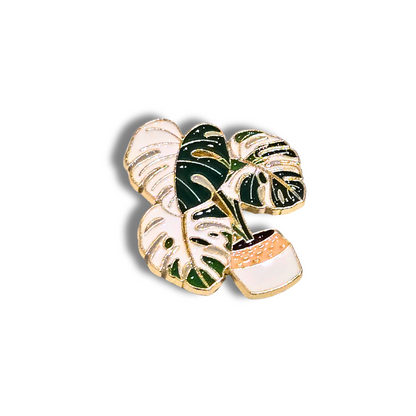 Variegated Monstera Plant | Collectible Pin
