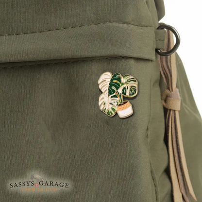 Variegated Monstera Plant | Collectible Pin