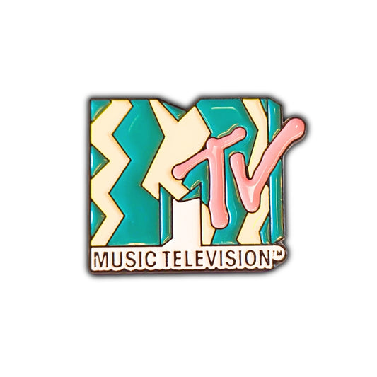 Vintage 80s MTV Logo | Collectible Pin