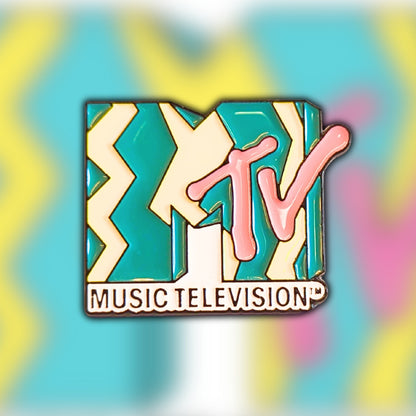 Vintage 80s MTV Logo | Collectible Pin