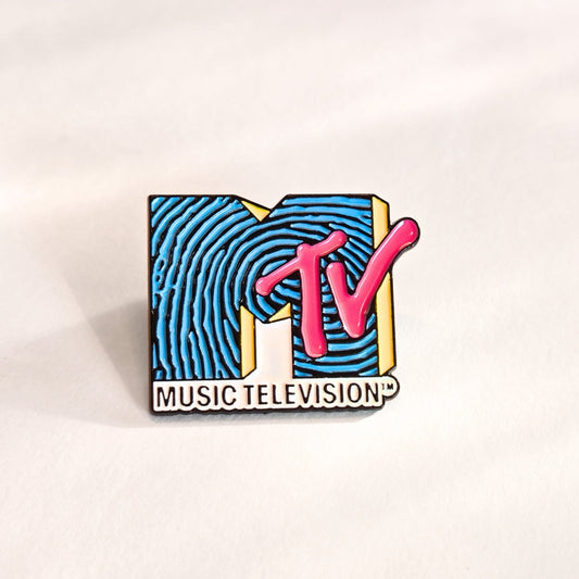 Vintage 90s MTV Logo | Collectible Pin