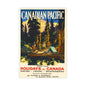 Vintage Canadian Pacific Railway Ad (Holidays in Canada) | Canvas Art Print