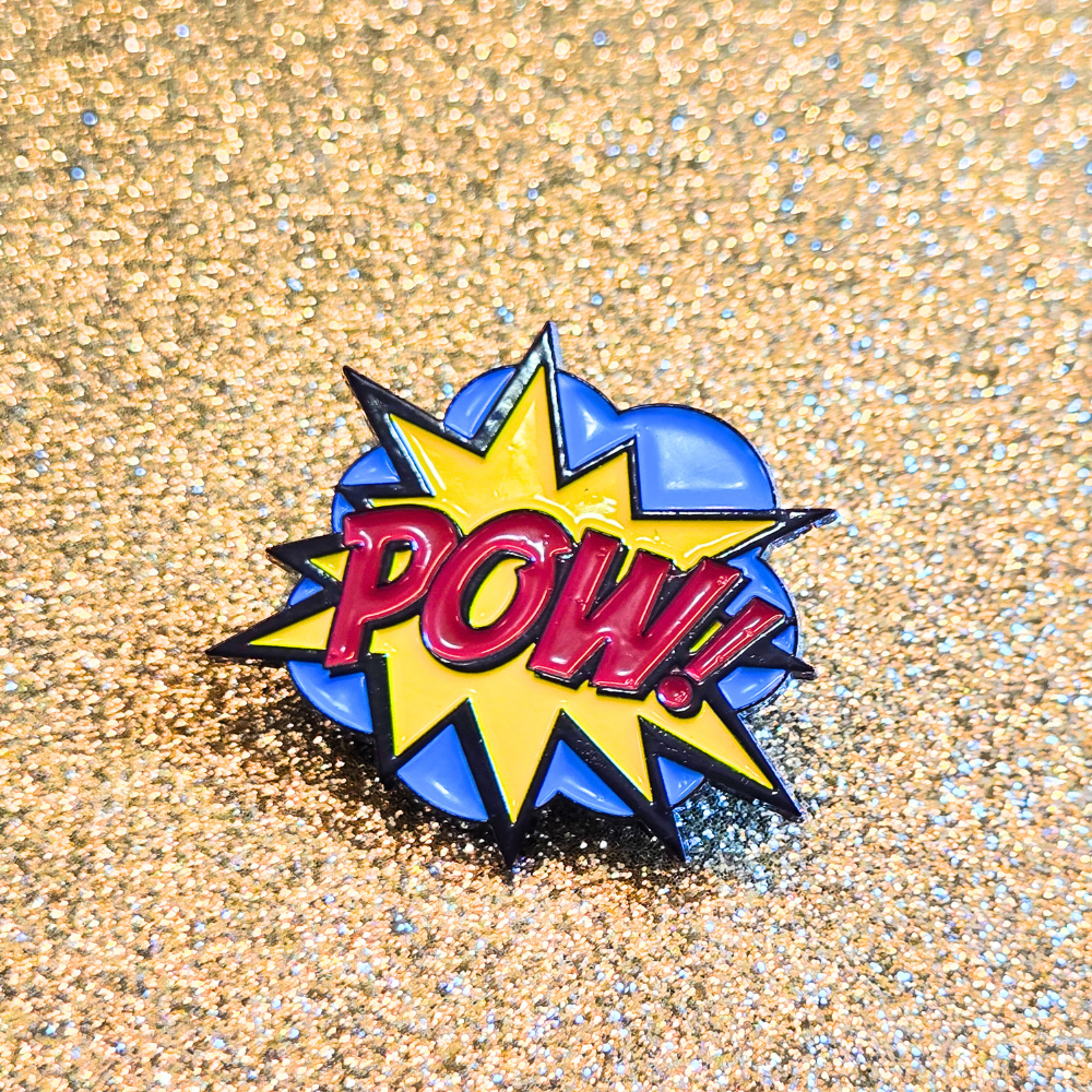 Vintage Comic Book POW! | Collectible Pin