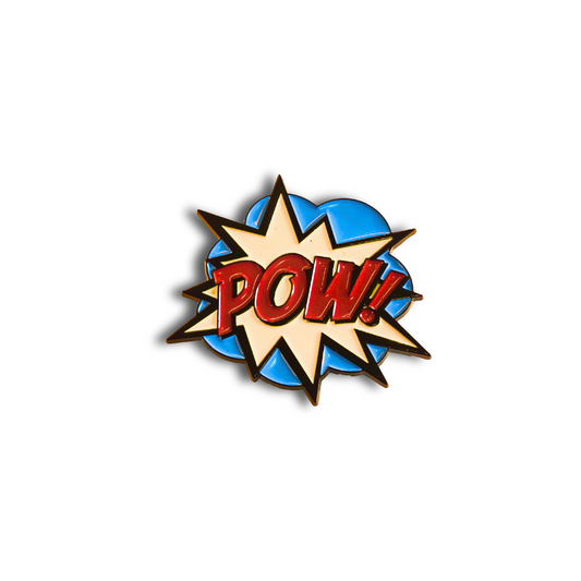 Vintage Comic Book POW! | Collectible Pin