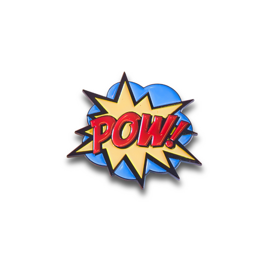 Vintage Comic Book POW! | Collectible Pin
