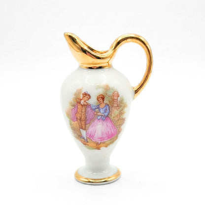 Vintage Limoges Miniature Porcelain Ewer