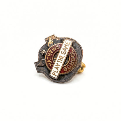 "Play the Game" Mathews School - Welland [Vintage] | Collectible Pin