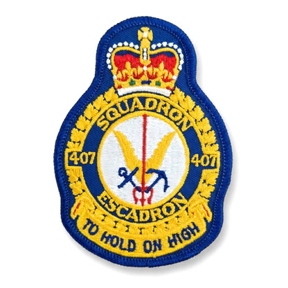 Vintage Royal Canadian Air Force 407 Long Range Patrol Squadron | Embroidered Patch