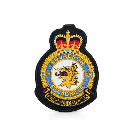 Vintage Royal Canadian Air Force 424 Transport and Rescue Squadron | Embroidered Patch