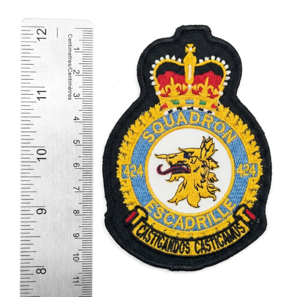 Vintage Royal Canadian Air Force 424 Transport and Rescue Squadron | Embroidered Patch