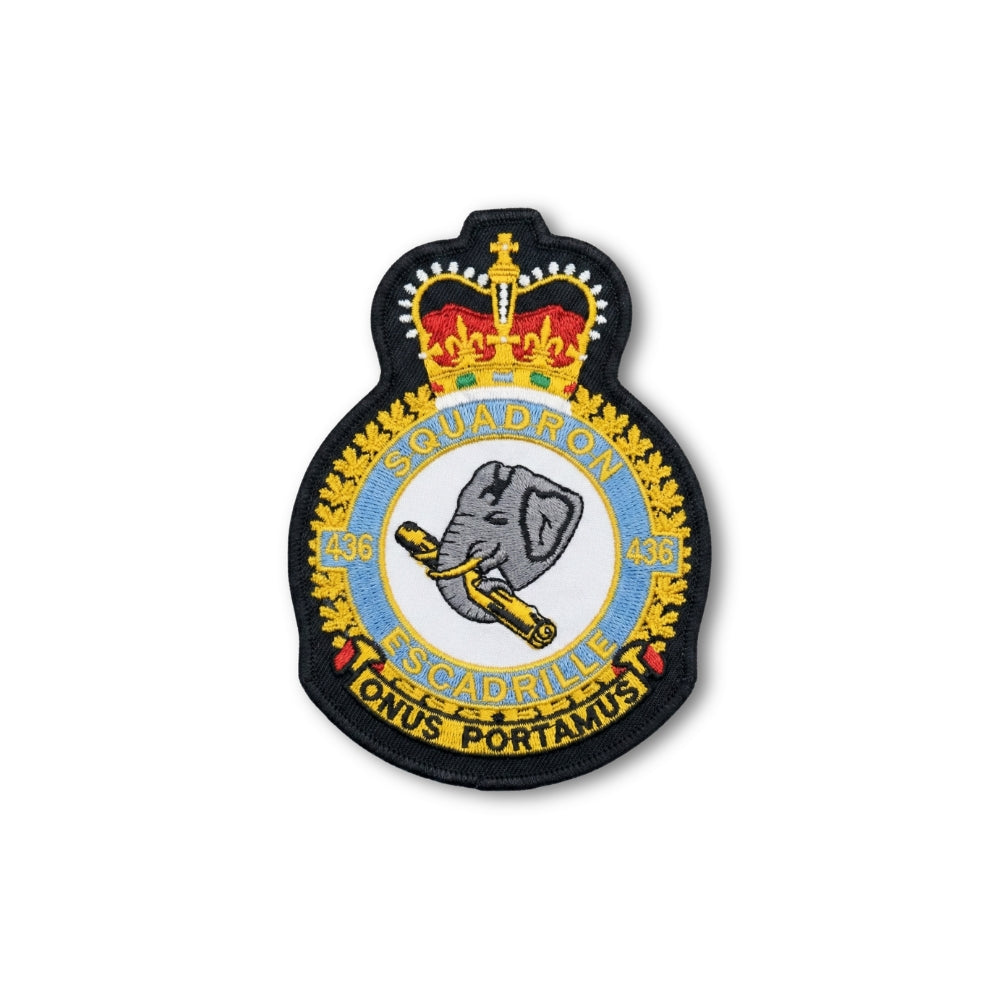 Vintage Royal Canadian Air Force 436 Transport Squadron | Embroidered Patch