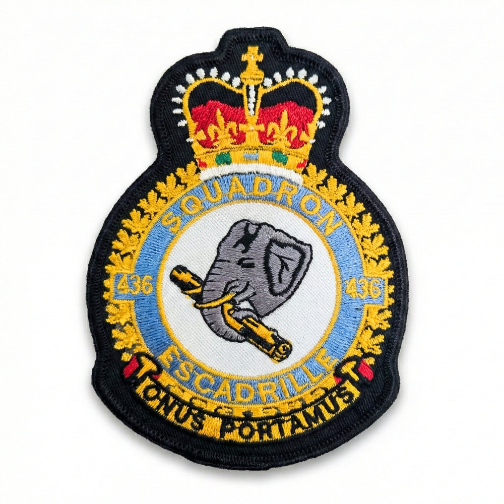 Vintage Royal Canadian Air Force 436 Transport Squadron | Embroidered Patch