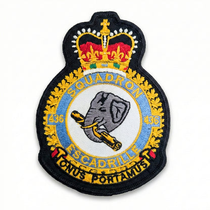 Vintage Royal Canadian Air Force 436 Transport Squadron | Embroidered Patch