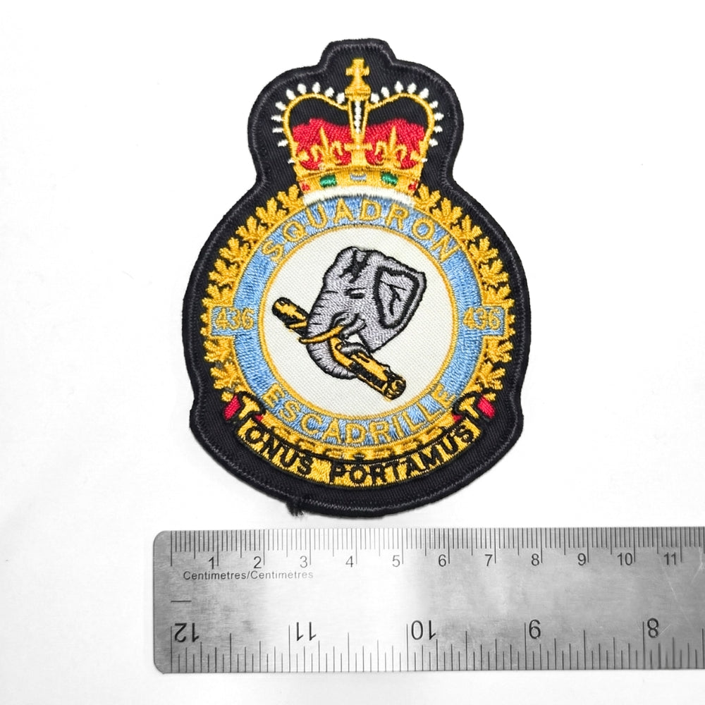 Vintage Royal Canadian Air Force 436 Transport Squadron | Embroidered Patch