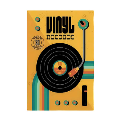 Disques vinyles rétro | Impression sur toile