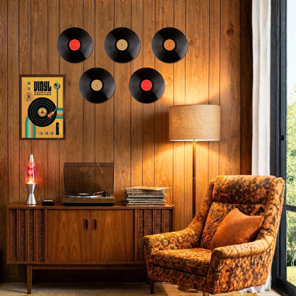 Disques vinyles rétro | Impression sur toile