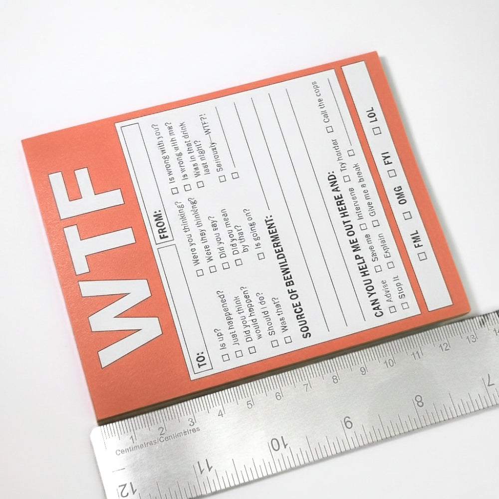 WTF Novelty Notepad