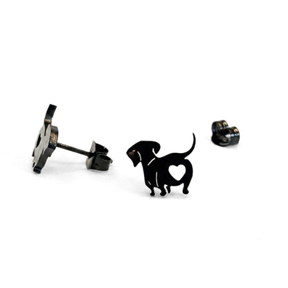 Weiner Dog Love Butt Studs | Earrings