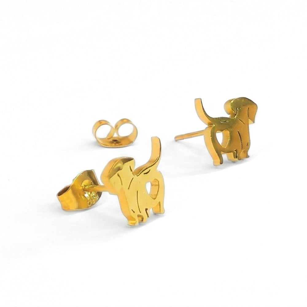 Weiner Dog Love Butt Studs | Earrings